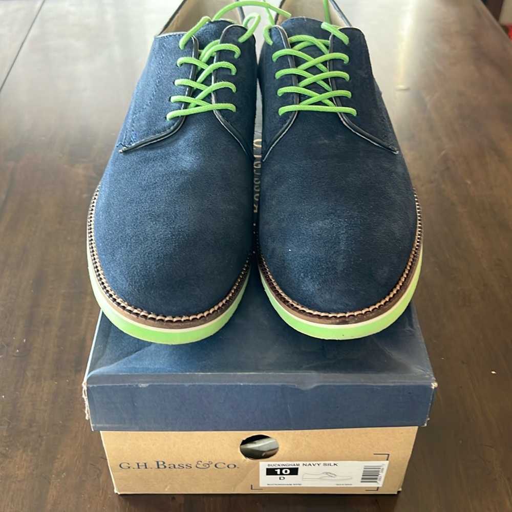 Blue leather G.H Bass & Company Shoes